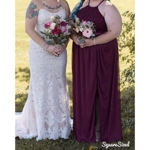 David’s Bridal bridesmaid’s dress